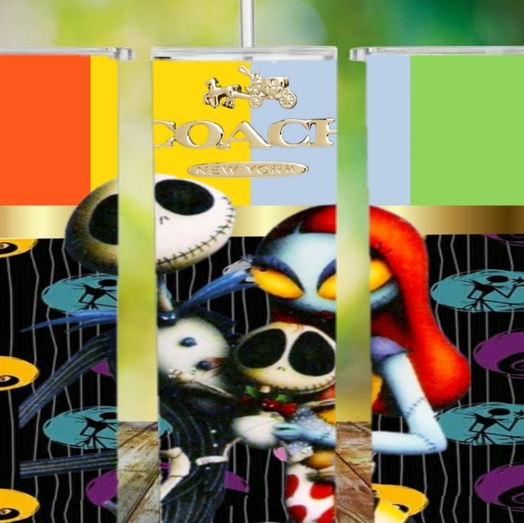 Jack Skellington n family tumbler - Picture 2 of 3